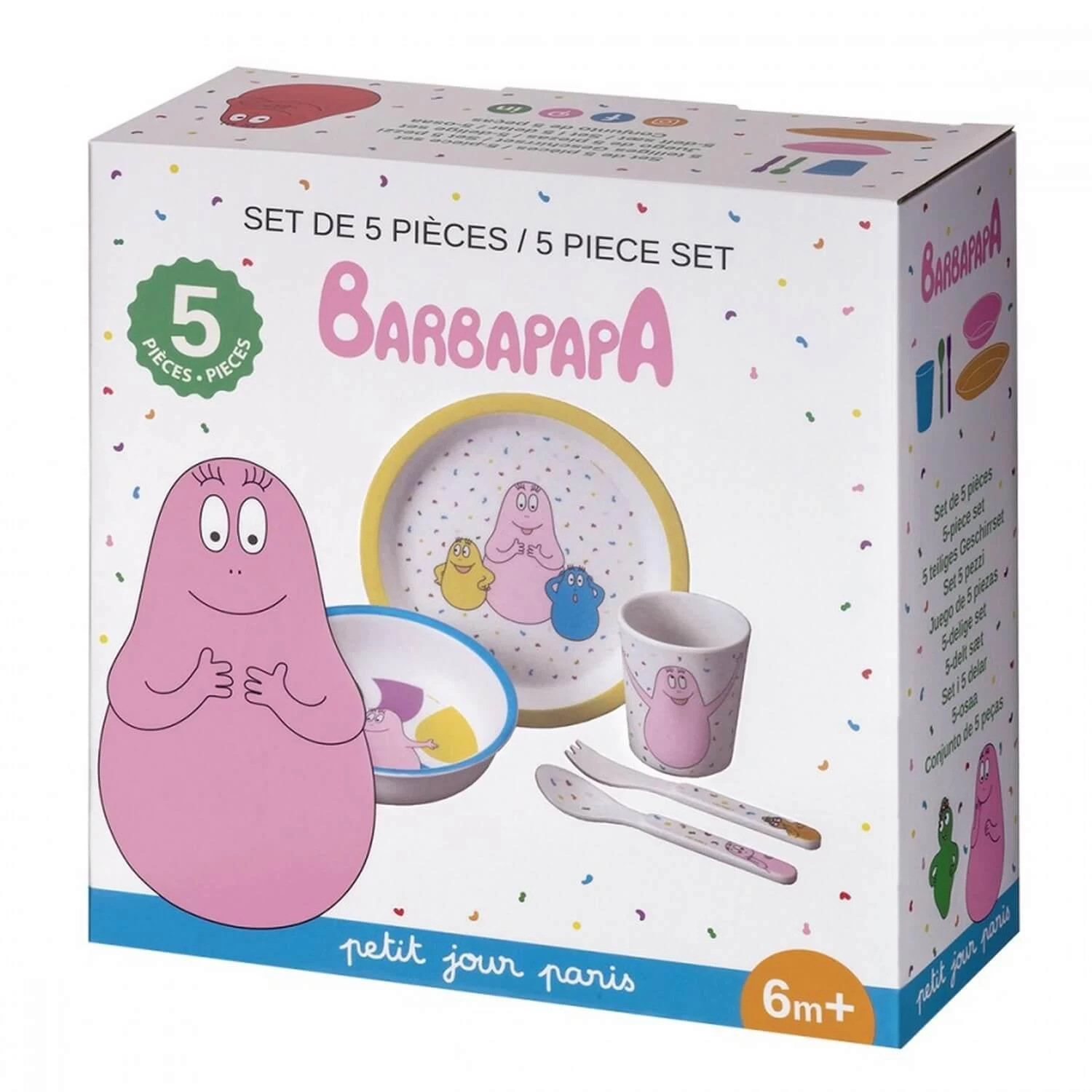 Coffret Cadeau Vaisselle Barbapapa 2 Coffret Cadeau Vaisselle Barbapapa – Image 2