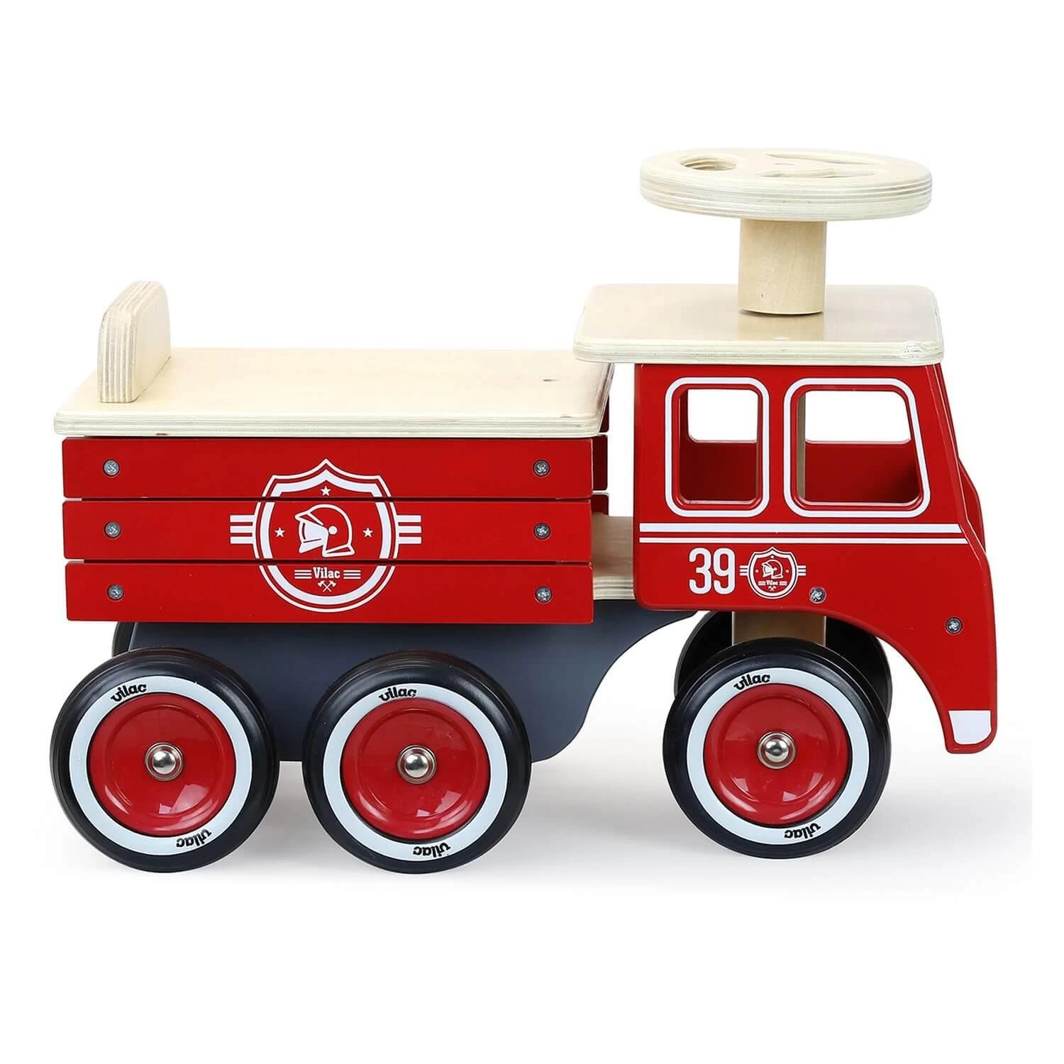 Vilac Porteur Camion De Pompiers 2 Vilac Porteur Camion De Pompiers â Image 2