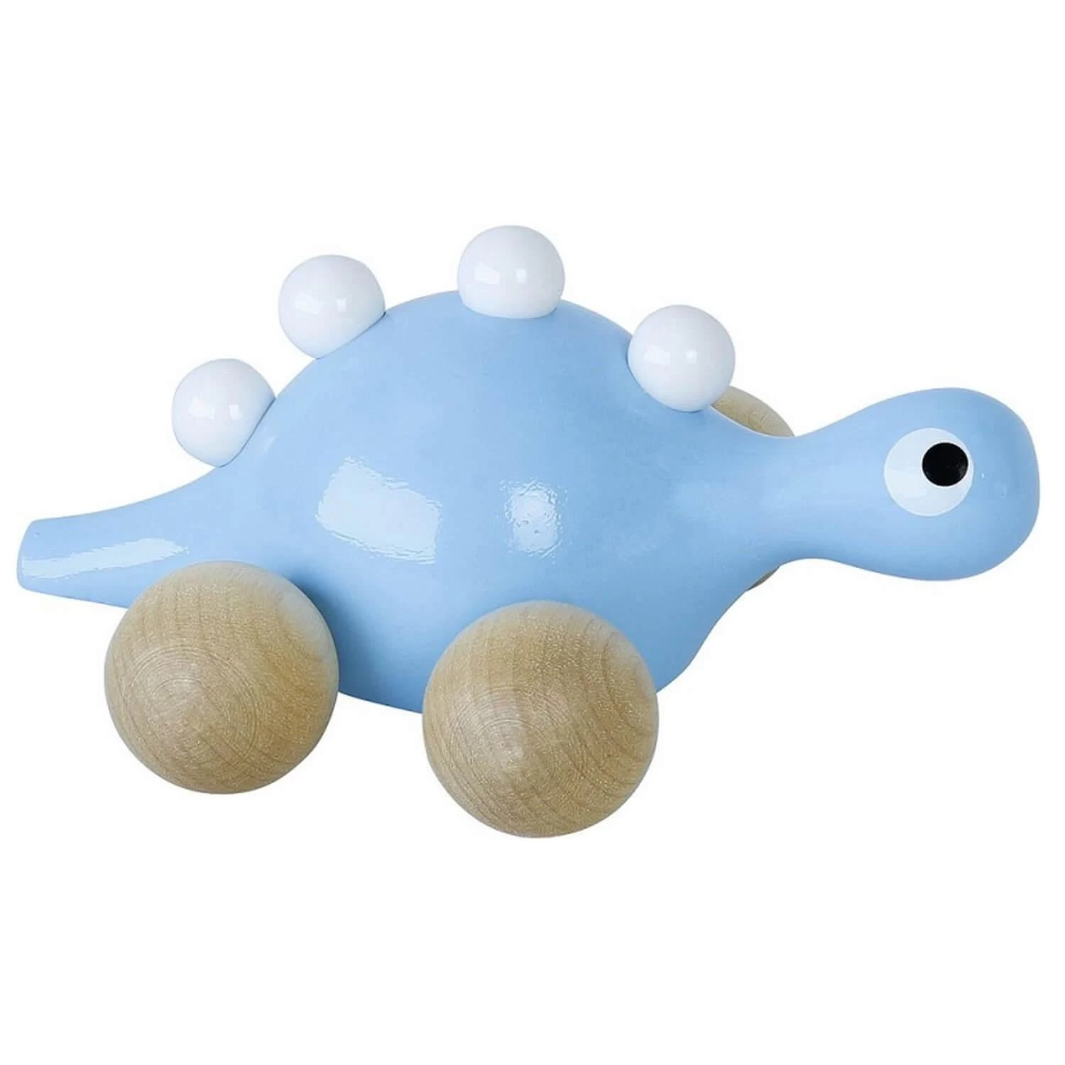 Vilac Jouet à Promener En Bois : Dino Bleu 2 Vilac Jouet à Promener En Bois : Dino Bleu – Image 2