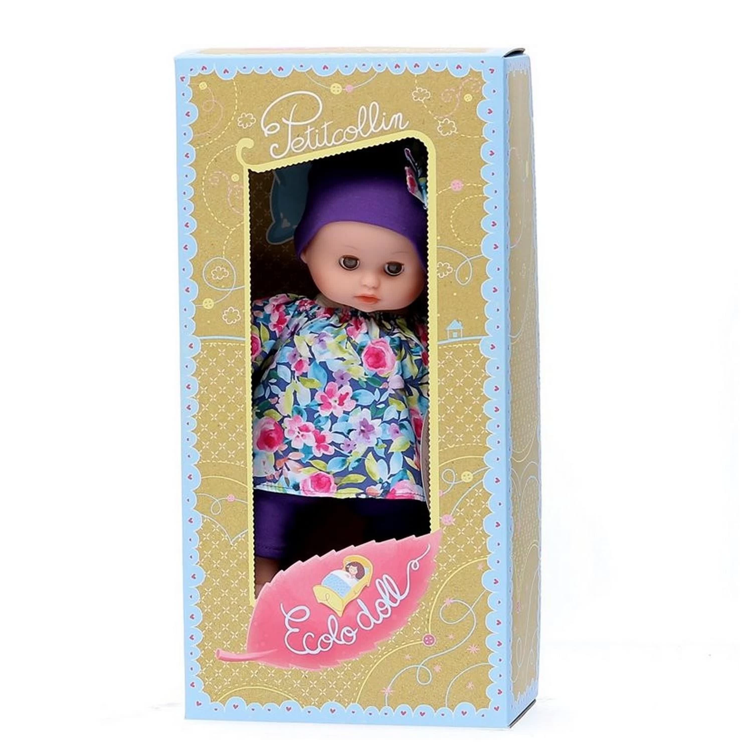 Poupon Petit Câlin : Écolo Doll - 28 Cm : Primevere 2 Poupon Petit Câlin : Écolo Doll - 28 Cm : Primevere – Image 2