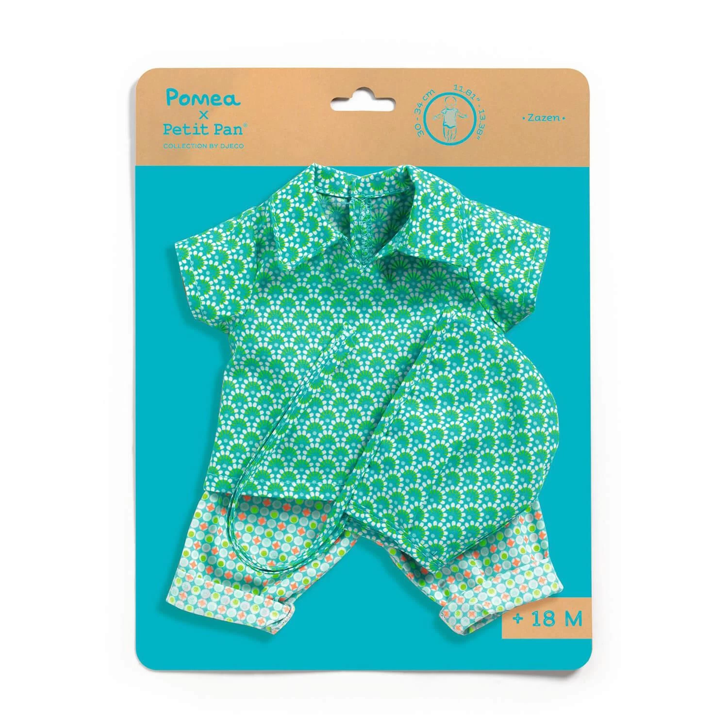 Djeco Vêtements Pour Poupon Poméa : Zazen 2 Djeco Vêtements Pour Poupon Poméa : Zazen – Image 2