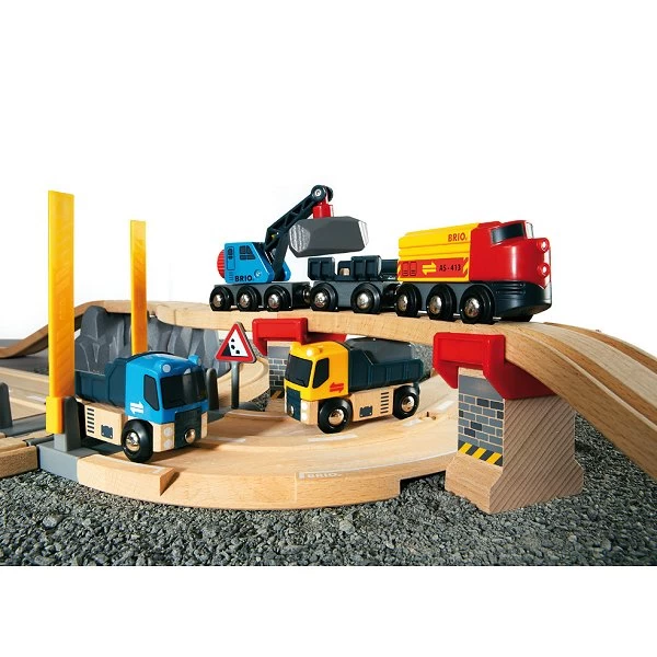 Train Brio : Circuit Rail Route : Transport De Roches 2 Train Brio : Circuit Rail Route : Transport De Roches – Image 2