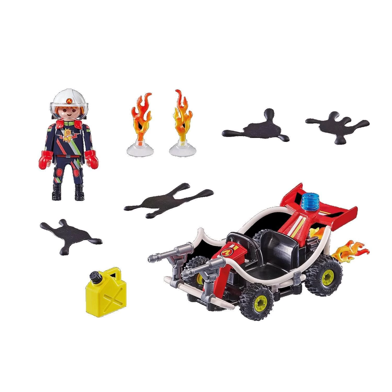 Playmobil 70554 Stuntshow : Stuntshow Véhicule Et Pompier 2 Playmobil 70554 Stuntshow : Stuntshow Véhicule Et Pompier – Image 2