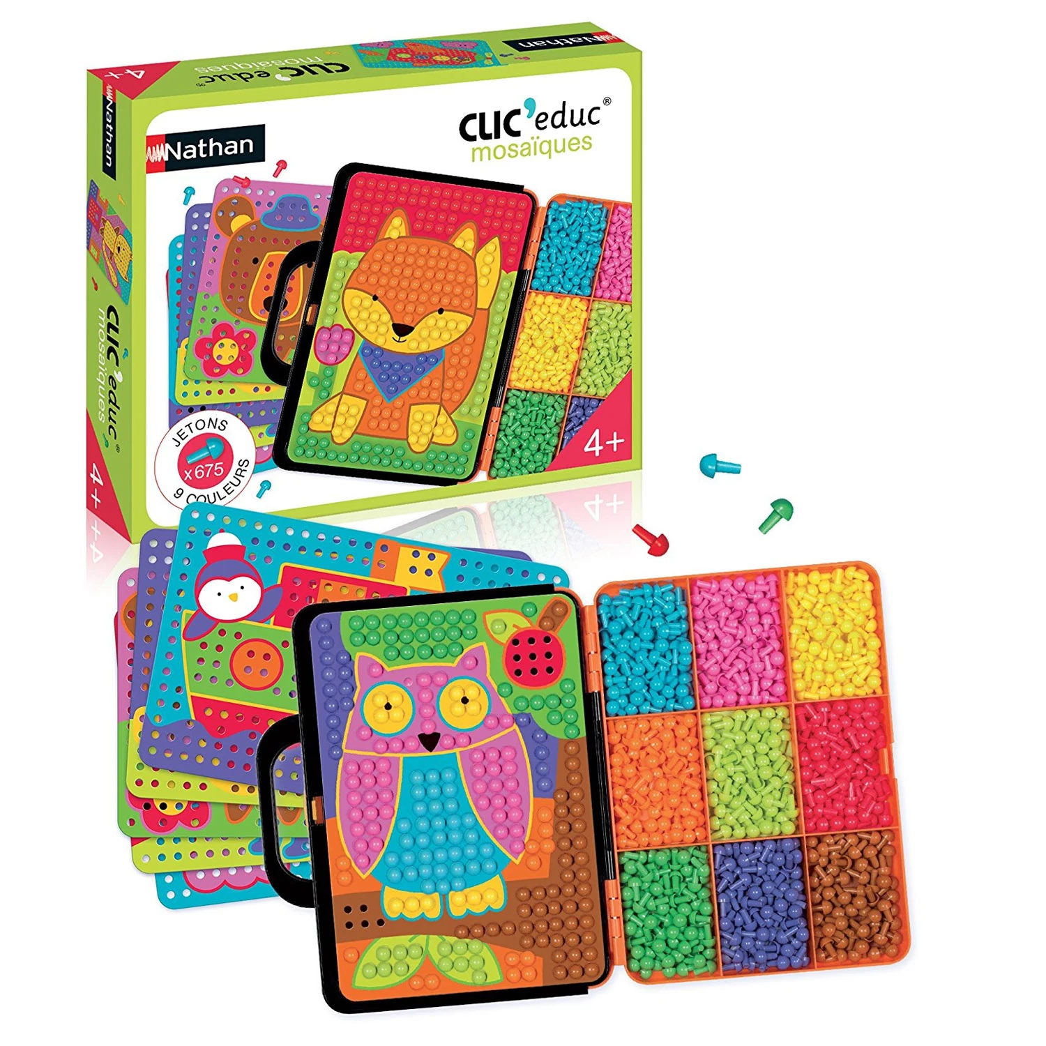 Nathan Jeu éducatif Clic Educ : Mosaïques 3 Nathan Jeu éducatif Clic Educ : Mosaïques – Image 3