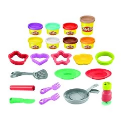 Hasbro Coffret Pâte à Modeler Play-Doh Kitchen Créations : Crêpes Sautées -Merci tys p3 FULL 1048