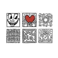 Vilac Puzzle 9 Cubes En Bois Keith Haring -Merci tys p3 FULL 126