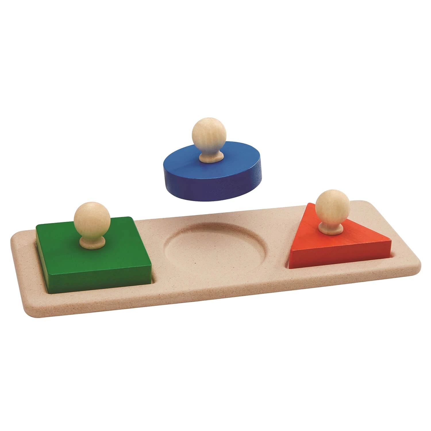 Plan Toys Encastrement 3 Formes - Méthode Montessori 3 Plan Toys Encastrement 3 Formes - Méthode Montessori – Image 3