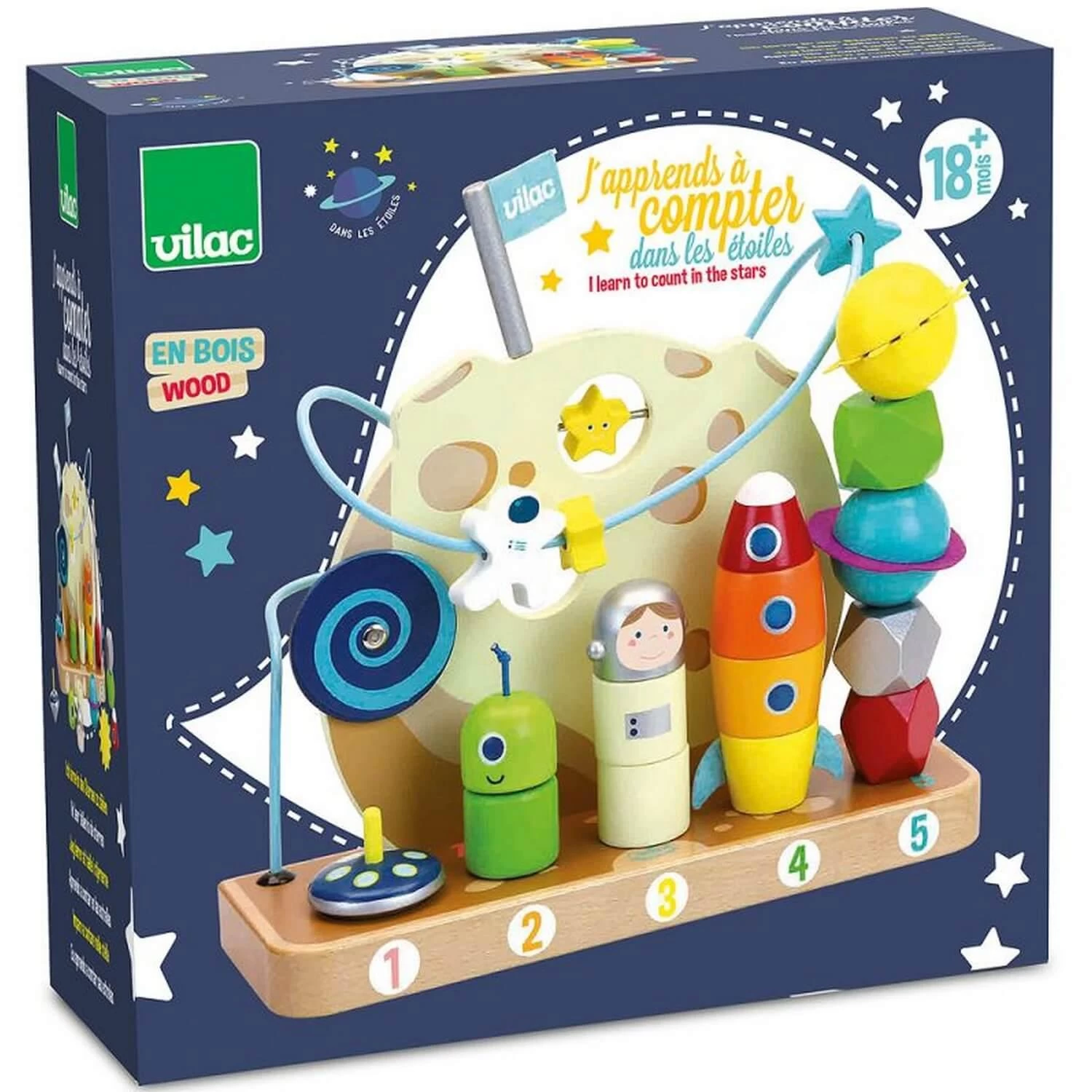 Vilac J'apprends à Compter : Dans Les étoiles 3 Vilac J'apprends à Compter : Dans Les étoiles – Image 3