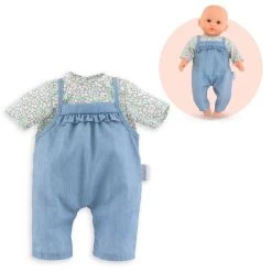 Corolle Vêtements Pour Petit Poupon 30 Cm : Blouse Et Salopette -Merci tys p3 FULL 380