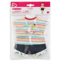 Vêtement Pour Poupée Ma Corolle 36 Cm : Short & T-shirt Petit Artiste -Merci tys p3 FULL 383
