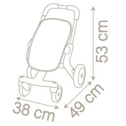 SMOBY Poussette Pour Poupée Jusqu'à 42 Cm : Pop Baby Nurse 6 SMOBY Poussette Pour Poupée Jusqu'à 42 Cm : Pop Baby Nurse -Merci tys p3 FULL 541