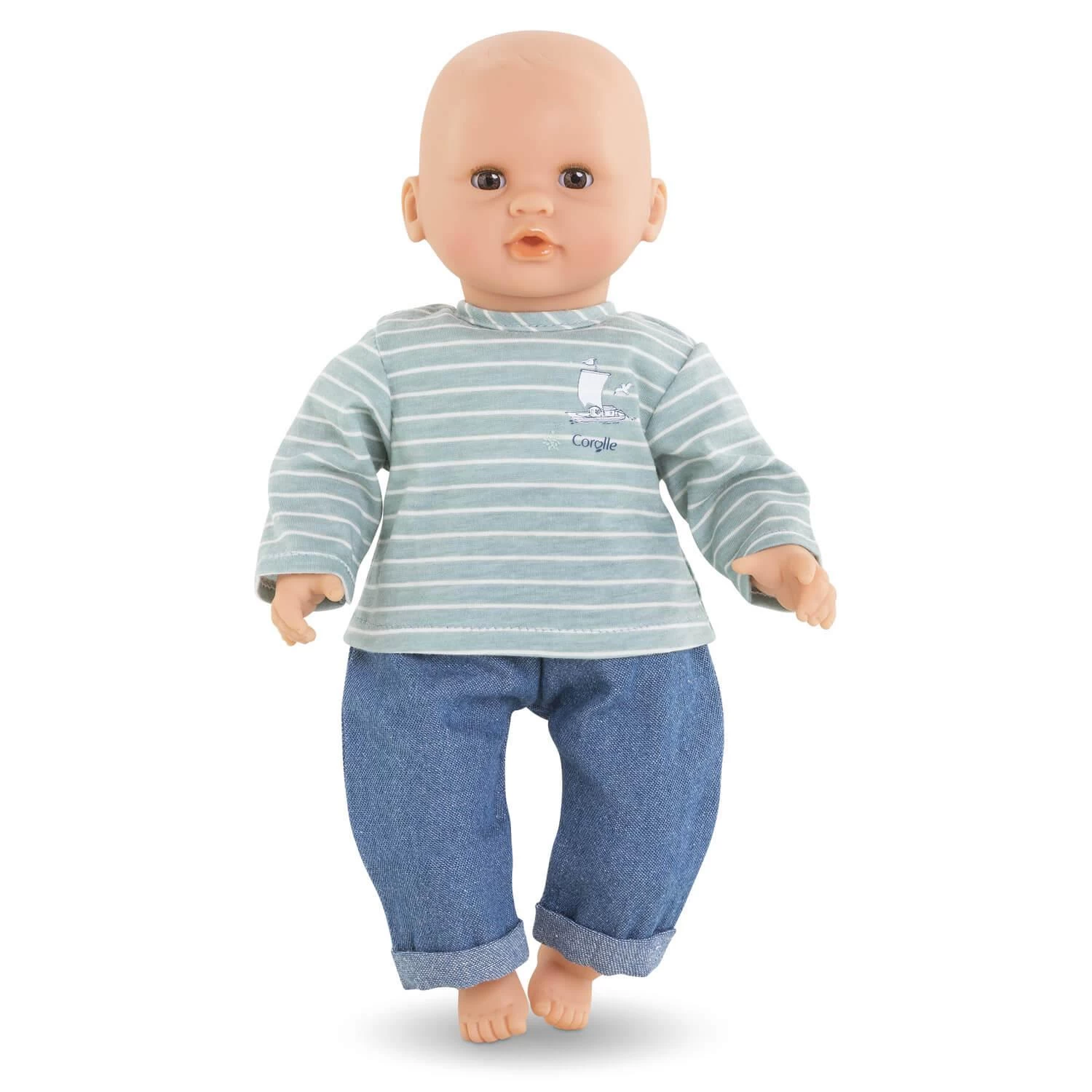 Vêtements Pour Mon Premier Poupon Corolle 30 Cm : Pantalon Et Marinière Bords De Loire 3 Vêtements Pour Mon Premier Poupon Corolle 30 Cm : Pantalon Et Marinière Bords De Loire – Image 3