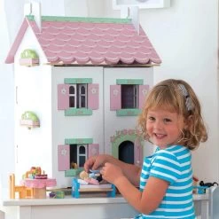 Le Toy Van Maison De Poupée En Bois : Maison Joli Coeur Rose -Merci tys p3 FULL 595