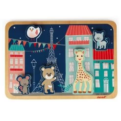 Janod Puzzle D'encastrement 5 Pièces Chunky : Sophie La Girafe -Merci tys p3 FULL 62