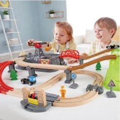 Hape Coffret De Trains 2 En 1 - Construis Ta Ville -Merci tys p3 FULL 652