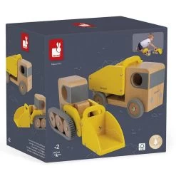 Janod Camion Benne Et Pelleteuse BOLID -Merci tys p3 FULL 666