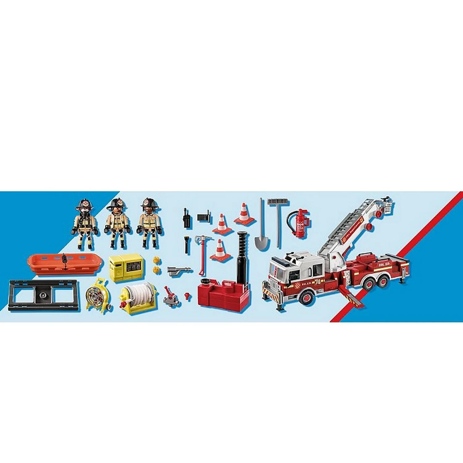 Playmobil 70935 City Action : Camion De Pompiers Avec échelle 3 Playmobil 70935 City Action : Camion De Pompiers Avec échelle – Image 3