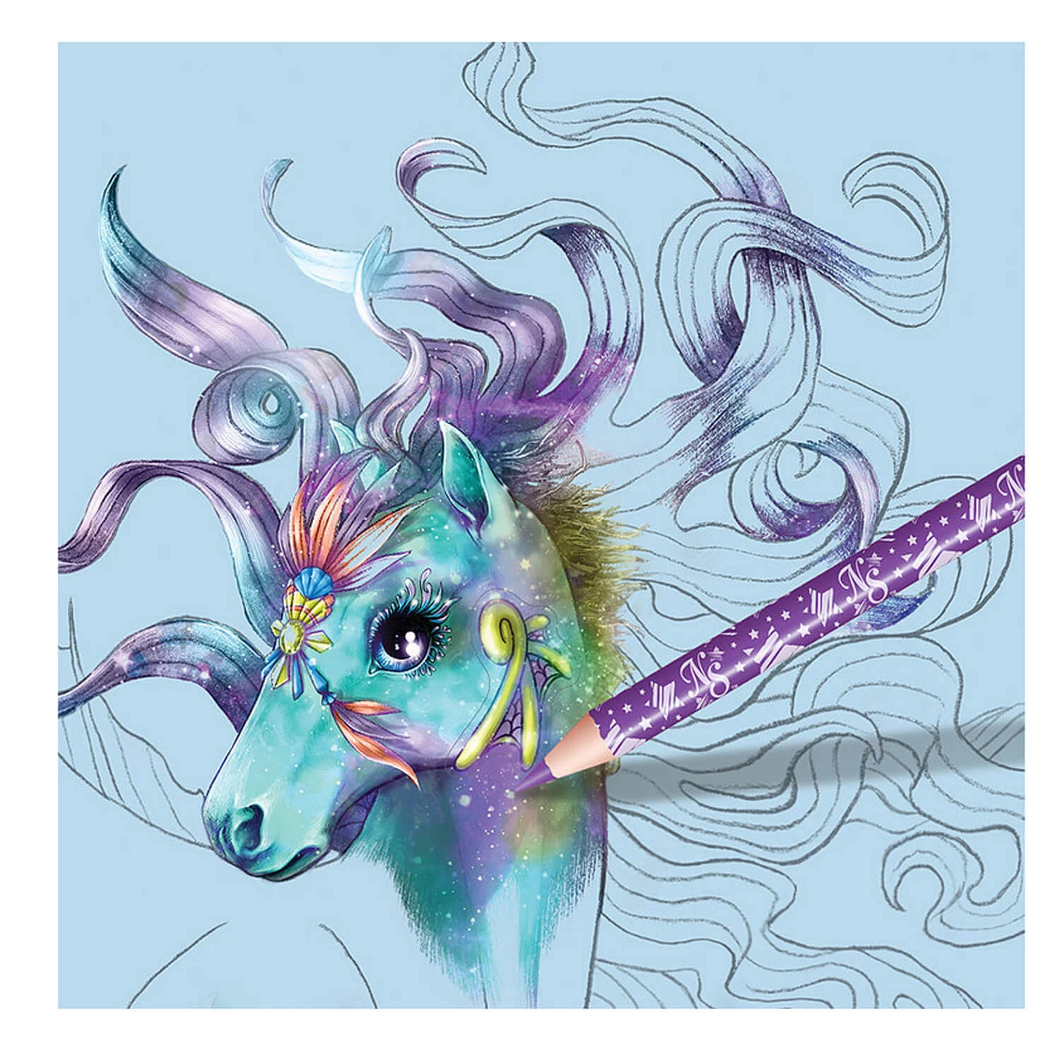 Nebulous Stars Carnet De Croquis Créatif : Chevaux Mystiques : Ariaz Et Joyiaz 3 Nebulous Stars Carnet De Croquis Créatif : Chevaux Mystiques : Ariaz Et Joyiaz – Image 3