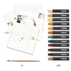 Crayons De Cire Aquarellables Djeco Inspired By :Désert -Merci tys p3 FULL 835