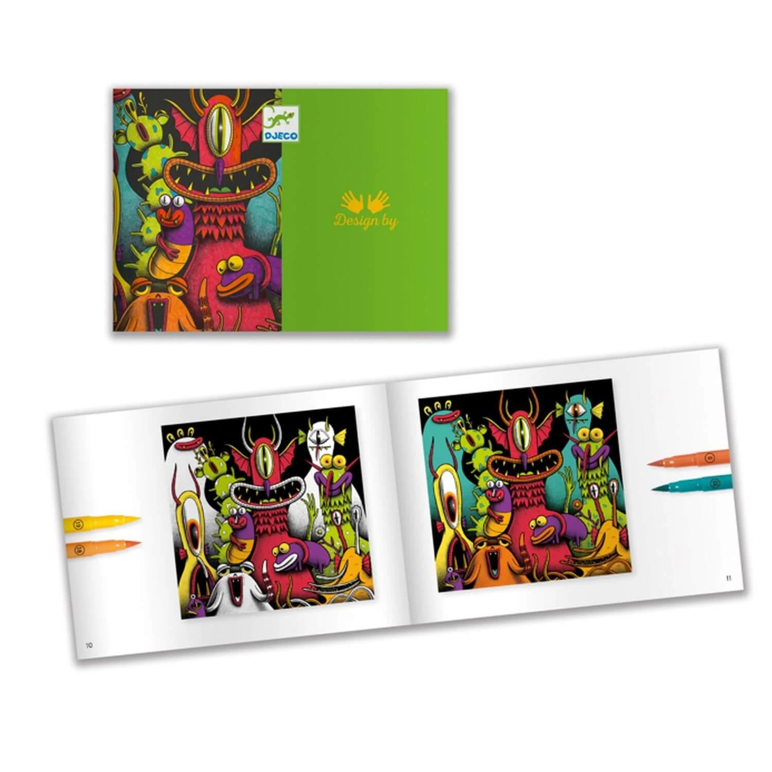 Djeco Coloriage 3D : Funny Freaks 3 Djeco Coloriage 3D : Funny Freaks – Image 3