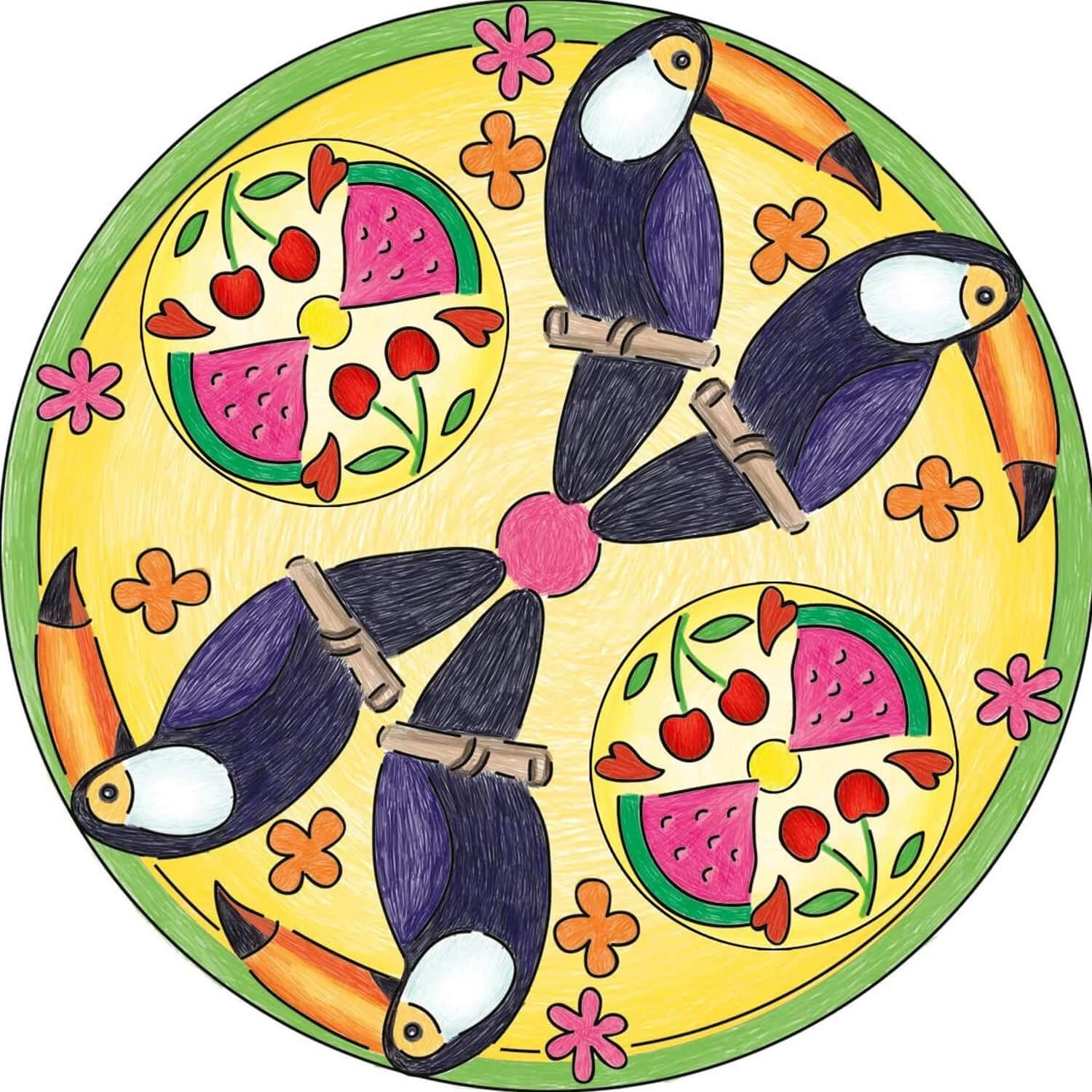 Ravensburger Mandala Designer : Flamant Rose 3 Ravensburger Mandala Designer : Flamant Rose – Image 3