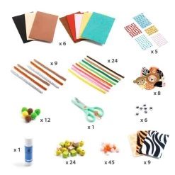 Djeco Boîte à Créer : Animaux De La Jungle -Merci tys p3 FULL 843