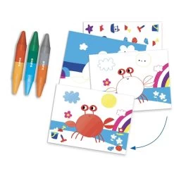 Djeco 6 Activités Créatives : La Mer Et Ses Plaisirs -Merci tys p3 FULL 871