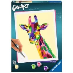 Ravensburger Peinture Au Numéro Adulte : CreArt Girafe -Merci tys p3 FULL 900
