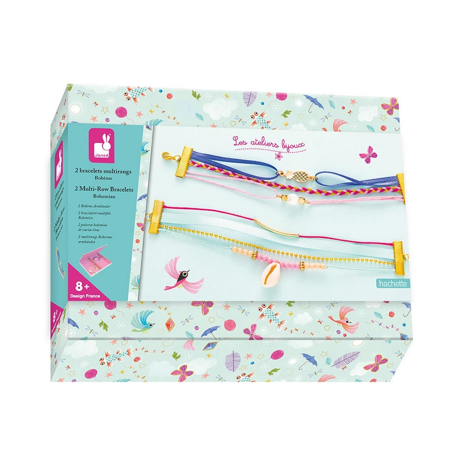 Janod Kit Créatif : Bracelets Multirangs Bohèmes 3 Janod Kit Créatif : Bracelets Multirangs Bohèmes – Image 3