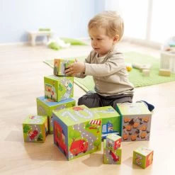 Haba Cubes à Empiler : Petits Bolides -Merci tys p4 FULL 115