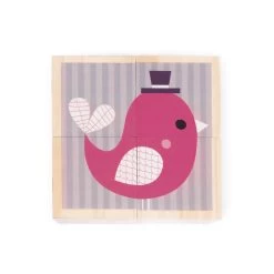 Janod Cubes En Bois : Mes Premiers Cubes : Bébés Animaux -Merci tys p4 FULL 119