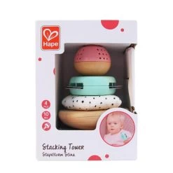 Hape Pyramide à Empiler En Bois Et Tissu -Merci tys p4 FULL 131