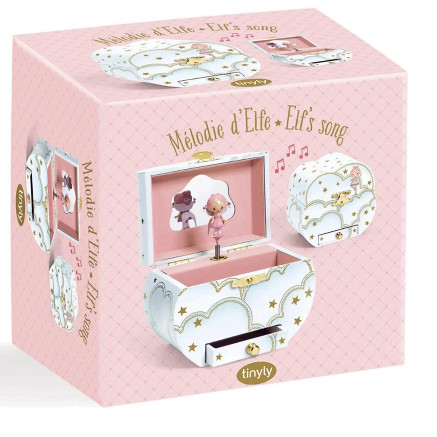 Djeco Boîte à Musique Et à Bijoux : Tinyly : Mélodie D'Elfe 4 Djeco Boîte à Musique Et à Bijoux : Tinyly : Mélodie D'Elfe – Image 4