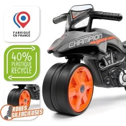Porteur Moto Street Champion : Gris Anthracite - Orange -Merci tys p4 FULL 219