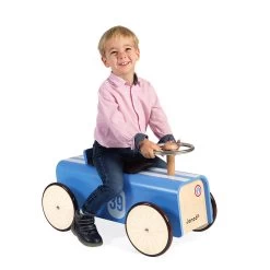 Janod Porteur Voiture En Bois : Bleu -Merci tys p4 FULL 223