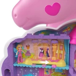 MATTEL Coffret Polly Pocket : Salon De Coiffure Licorne Arc En Ciel -Merci tys p4 FULL 266