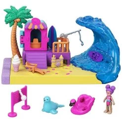 MATTEL Polly Pocket : Journée à La Plage -Merci tys p4 FULL 337