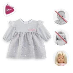 Vêtement Pour Poupée Ma Corolle 36 Cm : Robe Soir De Fête -Merci tys p4 FULL 351
