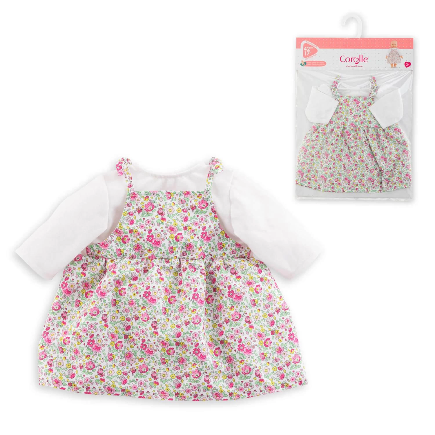Vêtement Pour Mon Grand Poupon Corolle 42 Cm : Robe Jardin En Fleurs 4 Vêtement Pour Mon Grand Poupon Corolle 42 Cm : Robe Jardin En Fleurs – Image 4