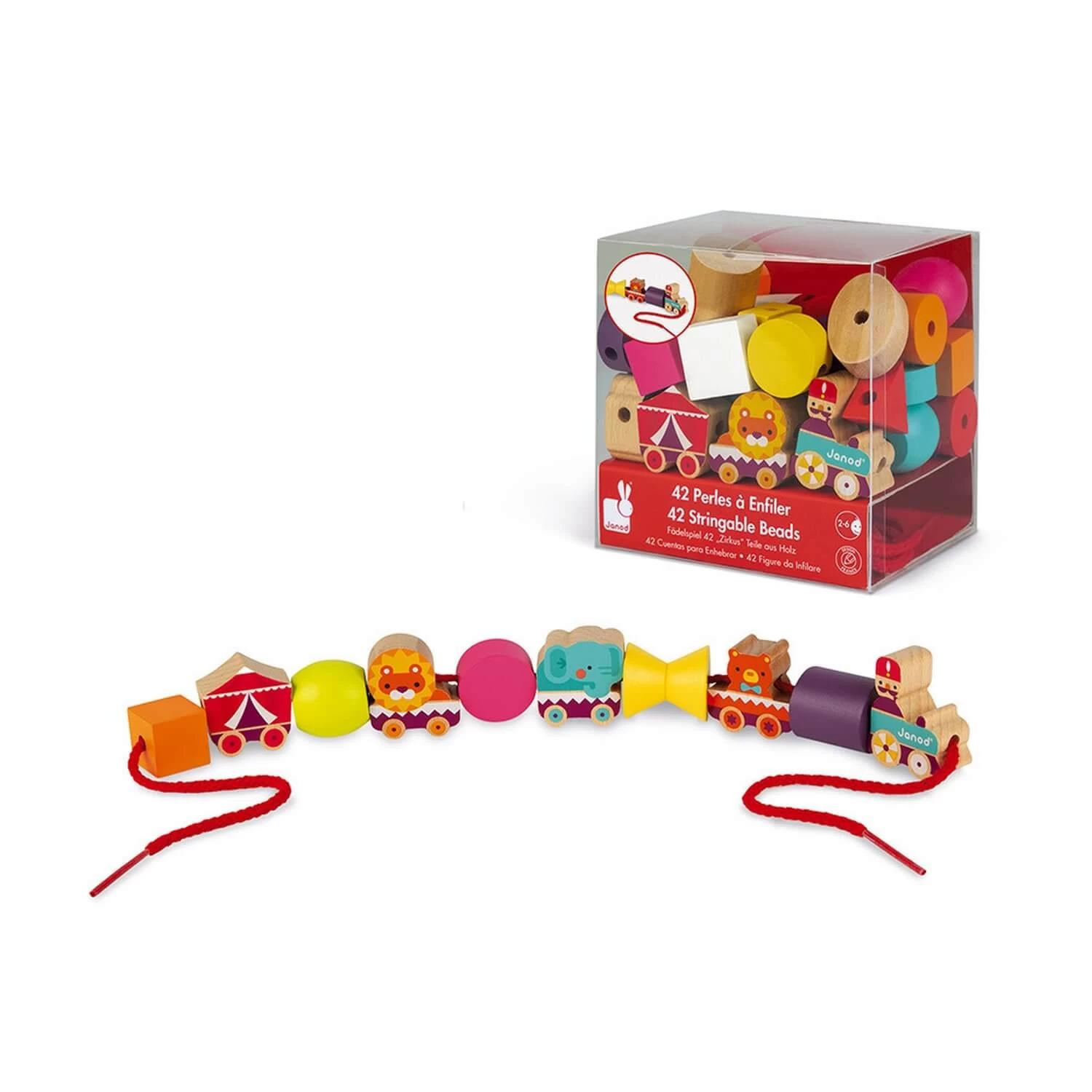 Janod Perles à Enfiler : Cirque 4 Janod Perles à Enfiler : Cirque – Image 4