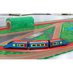 Coffret Playtrains : Circuit De Train à Piles Télécommandé : Flash The Local Express -Merci tys p4 FULL 431