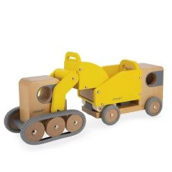 Janod Camion Benne Et Pelleteuse BOLID -Merci tys p4 FULL 442