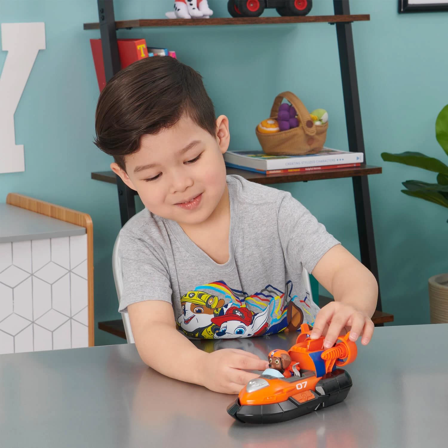 SPIN MASTER Véhicule Et Figurine Pat'Patrouille (PAW Patrol) Le Film : Aéroglisseur De Zuma 4 SPIN MASTER Véhicule Et Figurine Pat'Patrouille (PAW Patrol) Le Film : Aéroglisseur De Zuma – Image 4