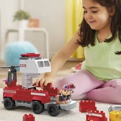 MATTEL Mega Bloks : Pat’Patrouille (Paw Patrol) : Super Camion De Pompier De Marcus -Merci tys p4 FULL 486