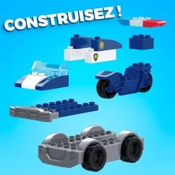 MATTEL Mega Bloks : Pat’Patrouille (Paw Patrol) : La Voiture De Police De Chase -Merci tys p4 FULL 487