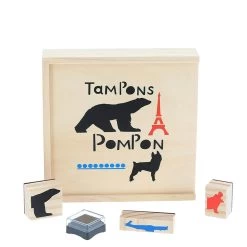 Vilac Coffret Tampons Pompon -Merci tys p4 FULL 561