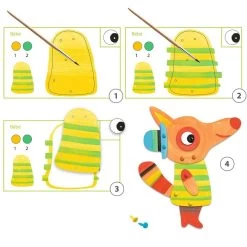 Djeco Coffret De Peinture : La Famille Renard 8 Djeco Coffret De Peinture : La Famille Renard -Merci tys p4 FULL 562