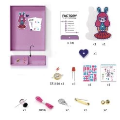 Djeco Broche à Illuminer : Factory : Bunny Girl -Merci tys p4 FULL 637