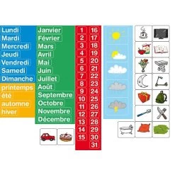 Magnets Calendrier Pour Tableaux En Bois -Merci tys p4 FULL 645