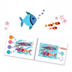 Djeco Sables Colorés : Arc-en-ciel De Poissons -Merci tys p4 FULL 674
